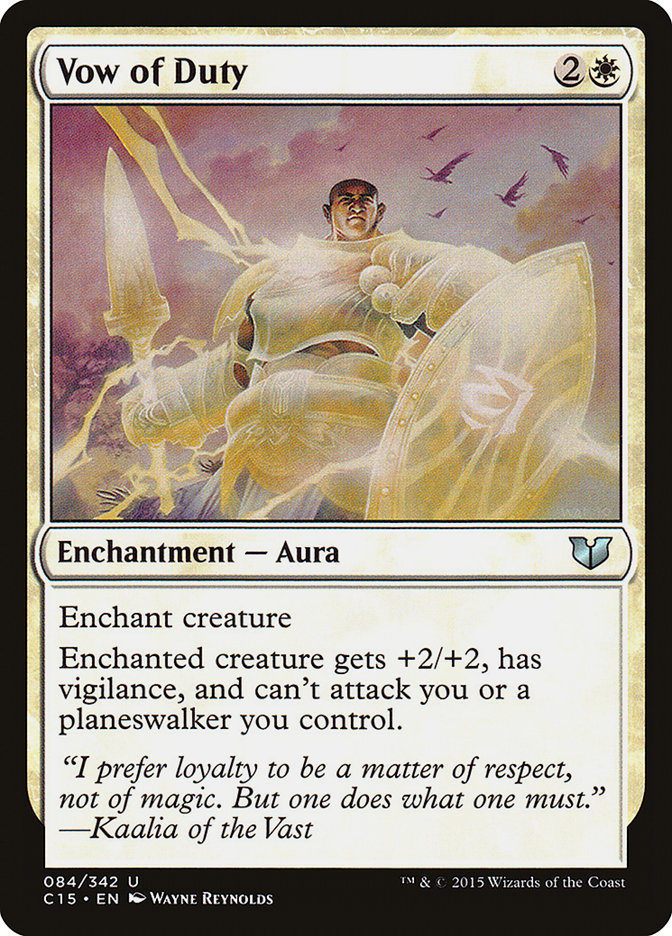 Vow of Duty [Commander 2015] | Local Legends