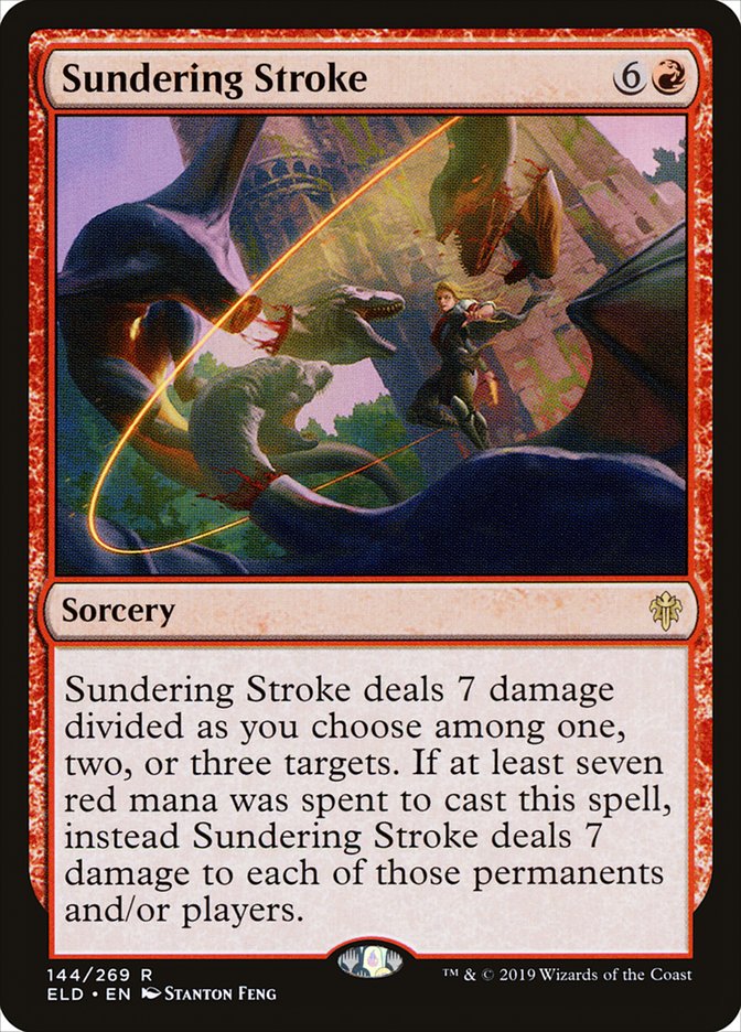 Sundering Stroke [Throne of Eldraine] | Golgari Games