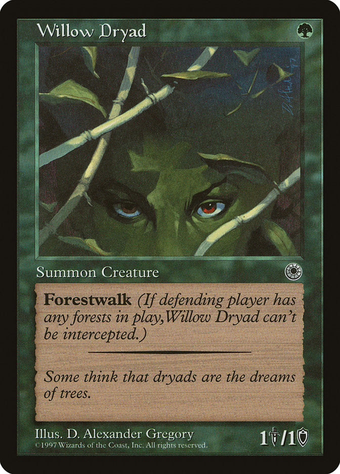 Willow Dryad [Portal] | Golgari Games