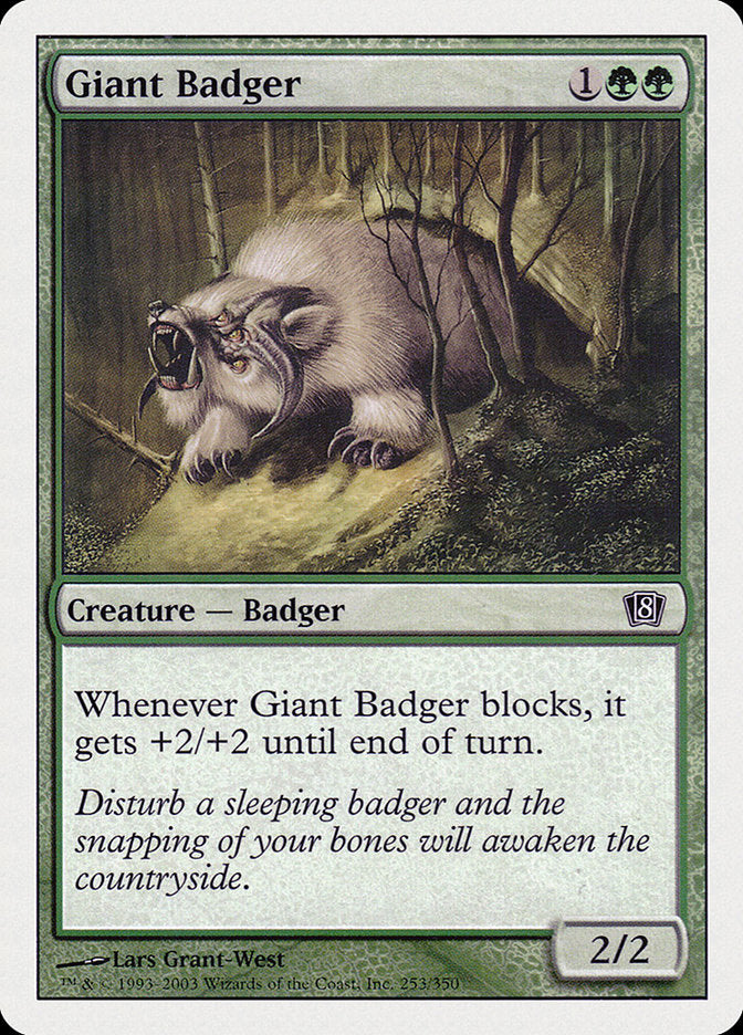 Giant Badger [Eighth Edition] | Local Legends