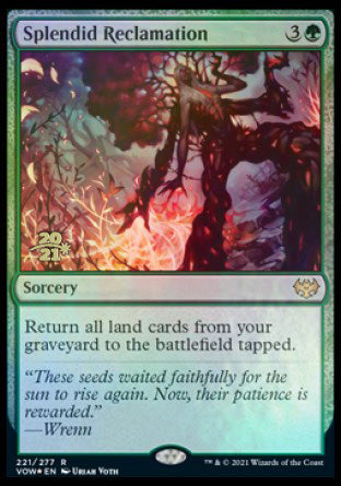 Splendid Reclamation [Innistrad: Crimson Vow Prerelease Promos] | Golgari Games