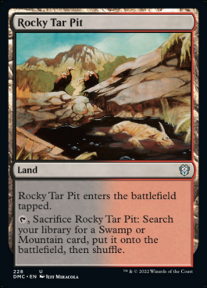 Rocky Tar Pit [Dominaria United Commander] | Golgari Games