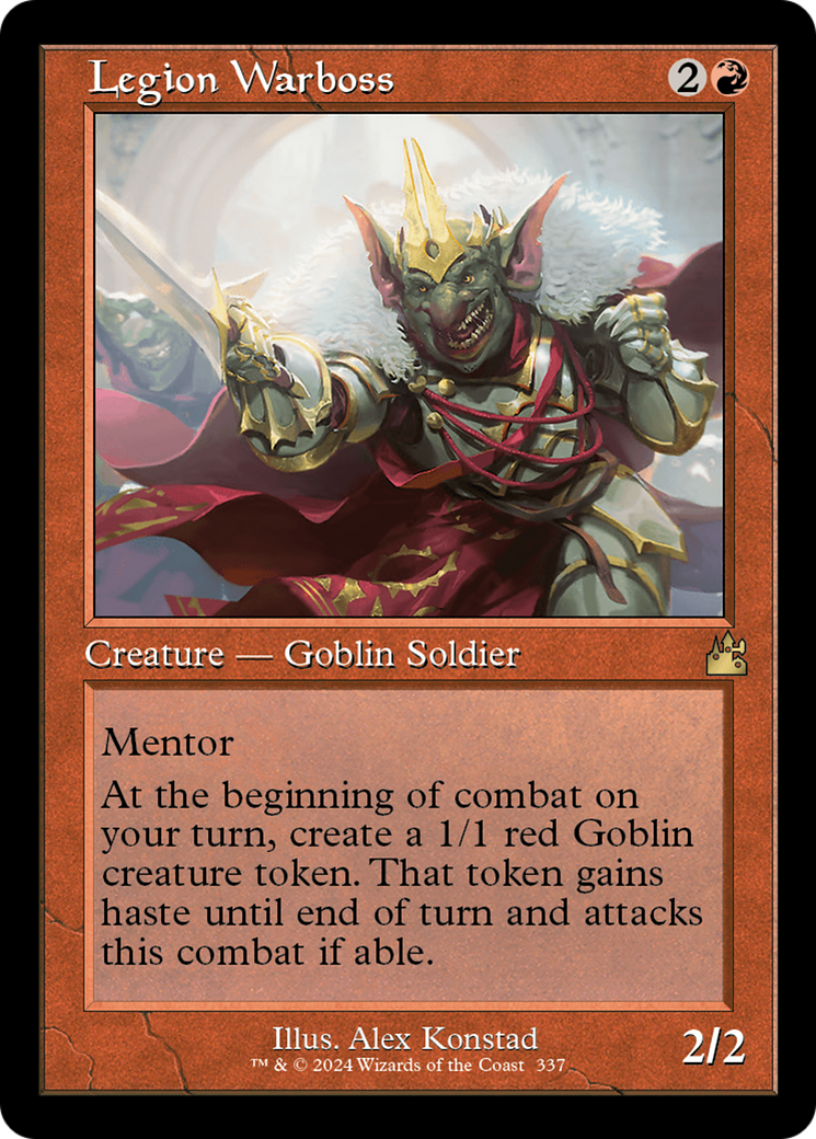 Legion Warboss (Retro Frame) [Ravnica Remastered] | Local Legends