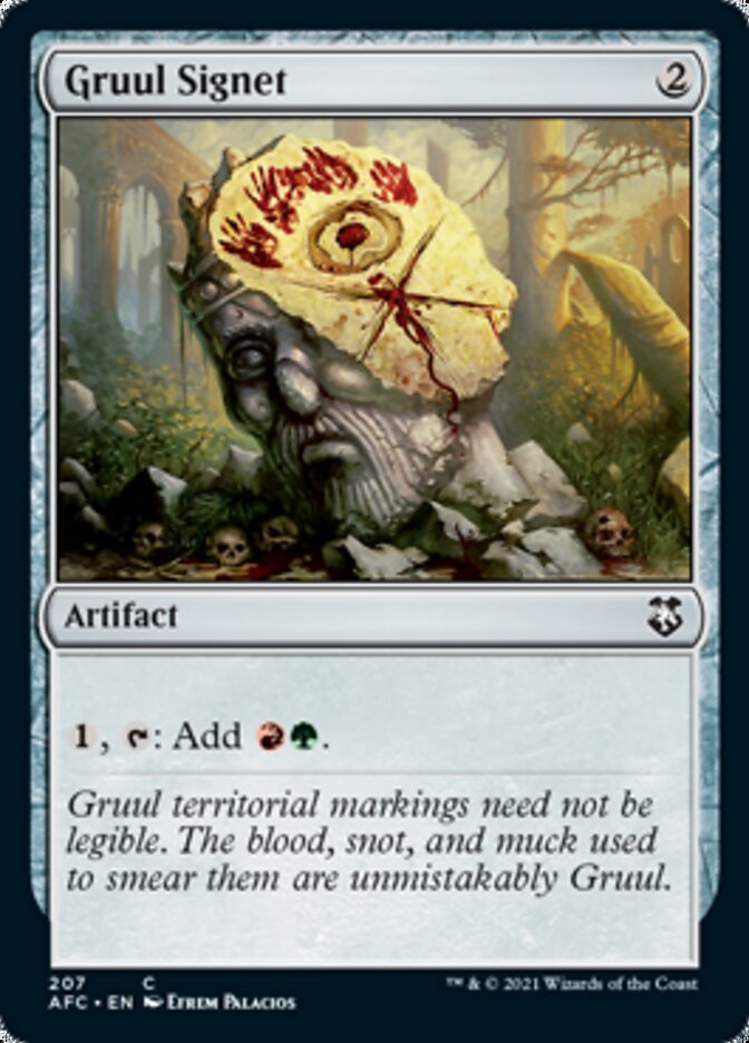 Gruul Signet [Dungeons & Dragons: Adventures in the Forgotten Realms Commander] | Local Legends