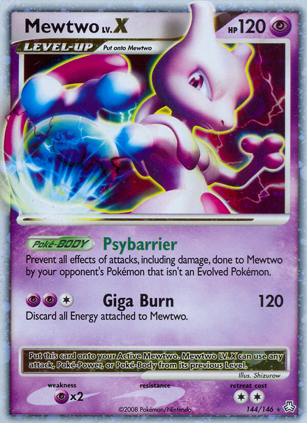 Mewtwo LV.X (144/146) [Diamond & Pearl: Legends Awakened] | Golgari Games