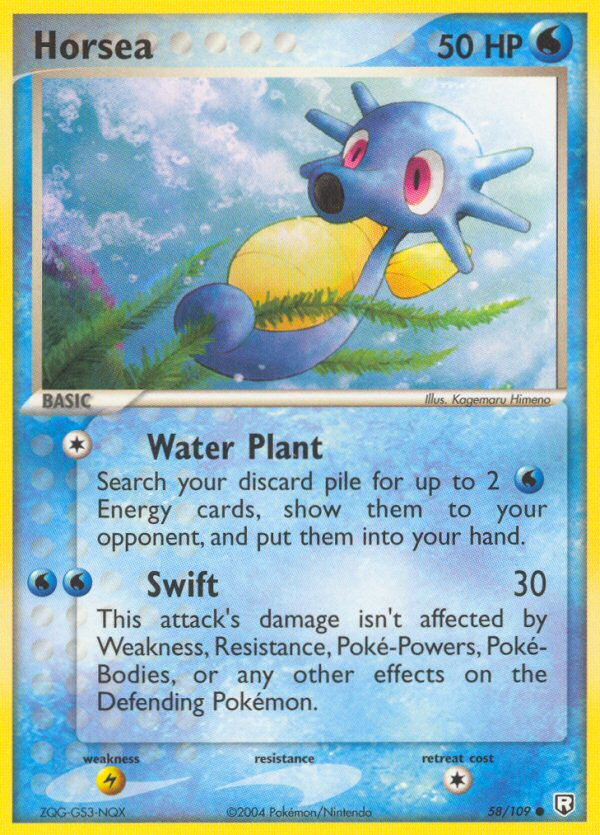 Horsea (58/109) [EX: Team Rocket Returns] | Local Legends
