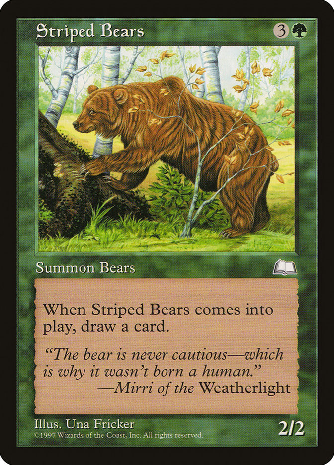 Striped Bears [Weatherlight] | Local Legends