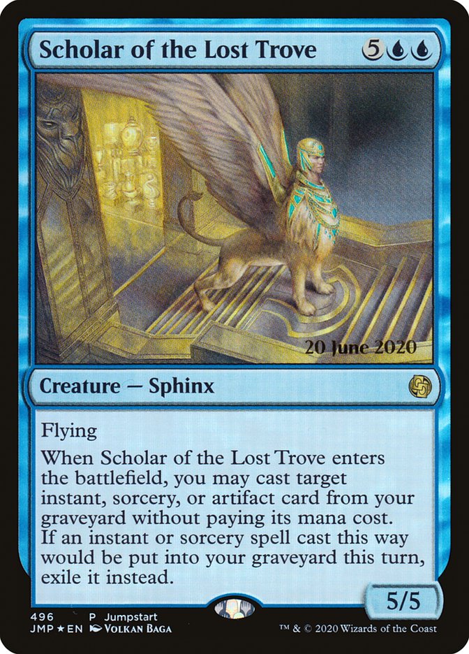 Scholar of the Lost Trove (Prerelease) [Jumpstart] | Local Legends