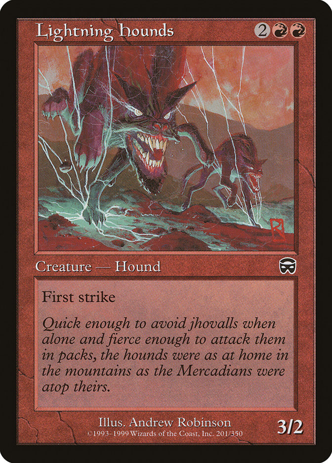 Lightning Hounds [Mercadian Masques] | Local Legends