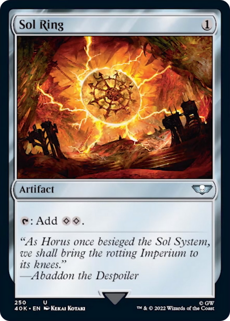 Sol Ring (250) [Universes Beyond: Warhammer 40,000] | Local Legends