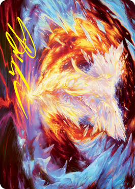 Magma Opus Art Card (Gold-Stamped Signature) [Strixhaven: School of Mages Art Series] | Local Legends