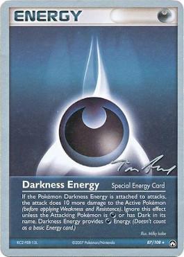 Darkness Energy (87/108) (Legendary Ascent - Tom Roos) [World Championships 2007] | Golgari Games