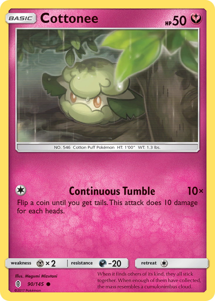 Cottonee (90/145) [Sun & Moon: Guardians Rising] | Golgari Games