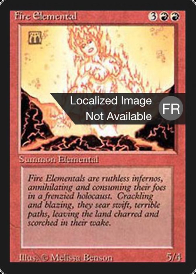 Fire Elemental [Foreign Black Border] | Golgari Games