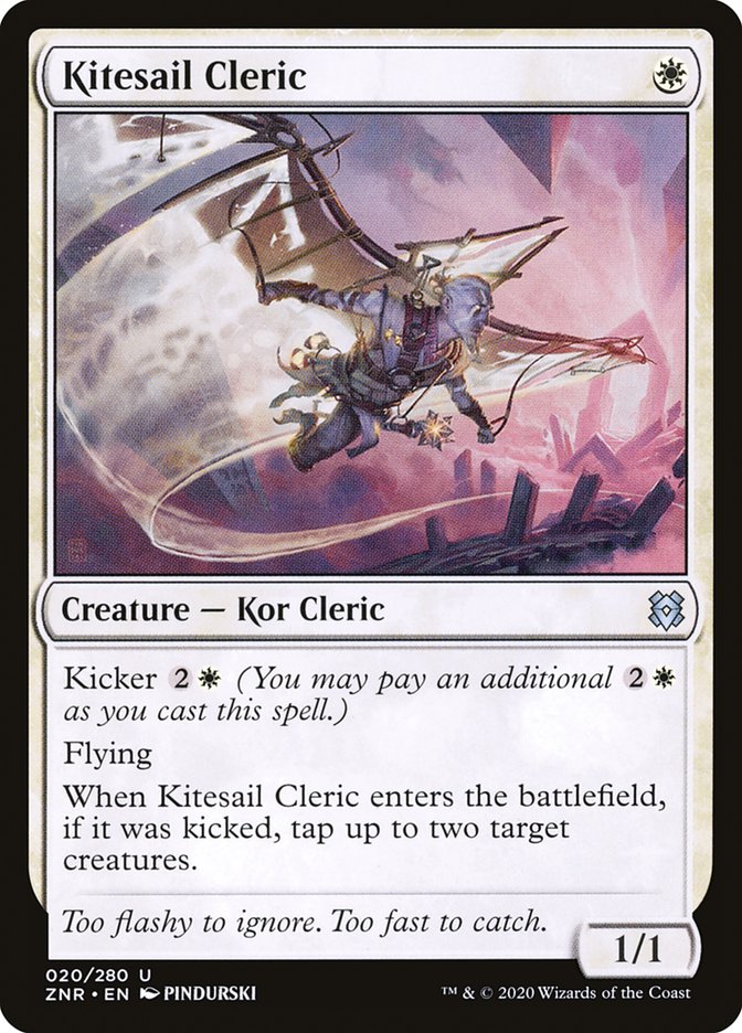 Kitesail Cleric [Zendikar Rising] | Golgari Games