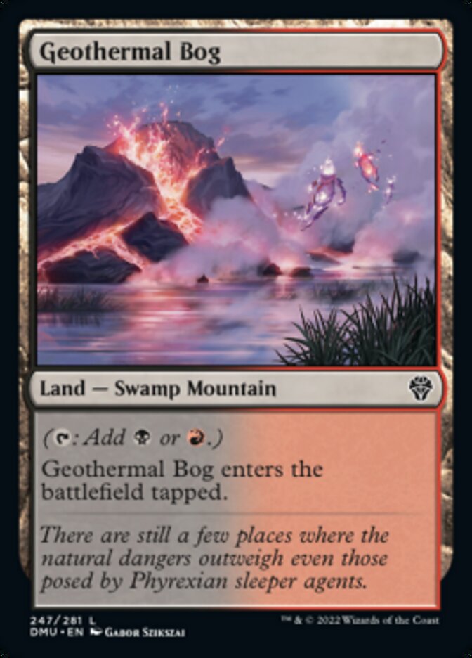 Geothermal Bog [Dominaria United] | Golgari Games