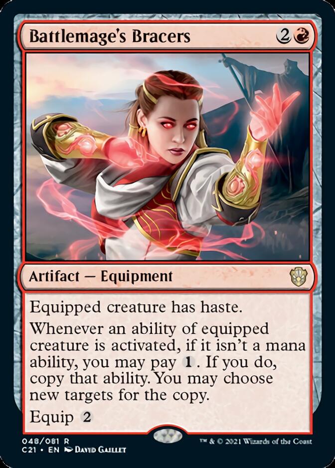 Battlemage's Bracers [Commander 2021] | Local Legends