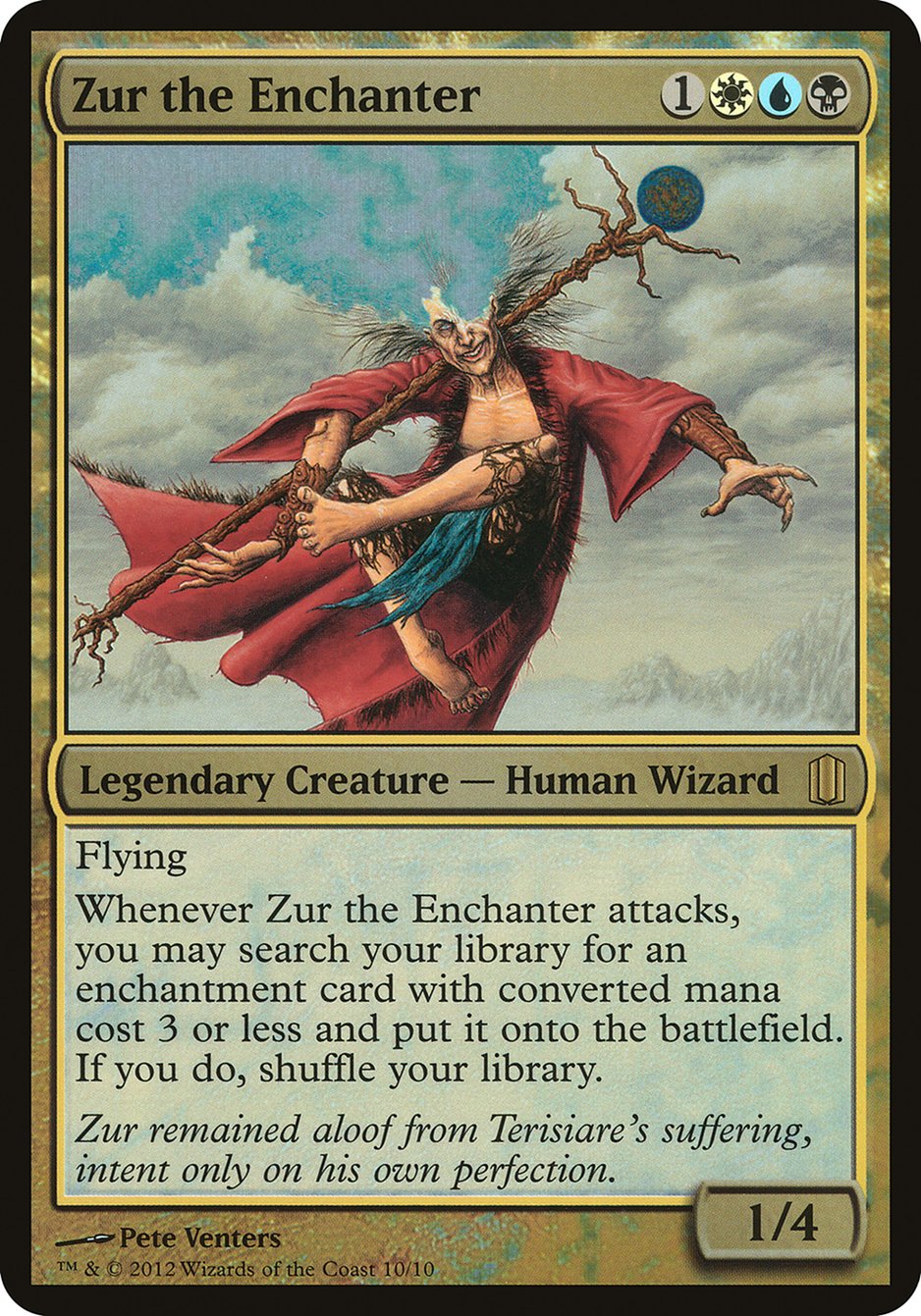 Zur the Enchanter (Oversized) [Commander's Arsenal Oversized] | Golgari Games