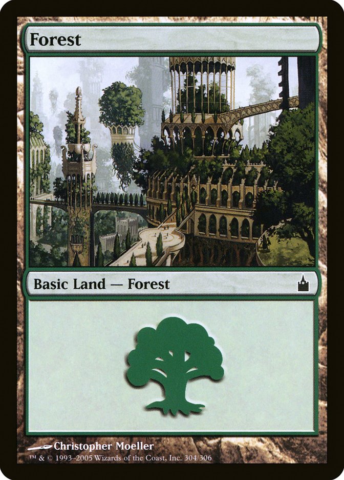 Forest (304) [Ravnica: City of Guilds] | Local Legends