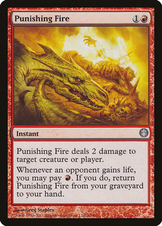 Punishing Fire [Duel Decks: Knights vs. Dragons] | Local Legends