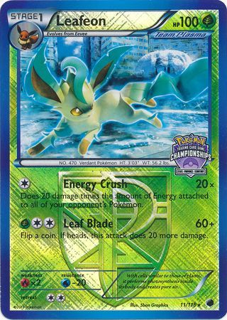 Leafeon (11/116) (States Championship Promo) [Black & White: Plasma Freeze] | Golgari Games