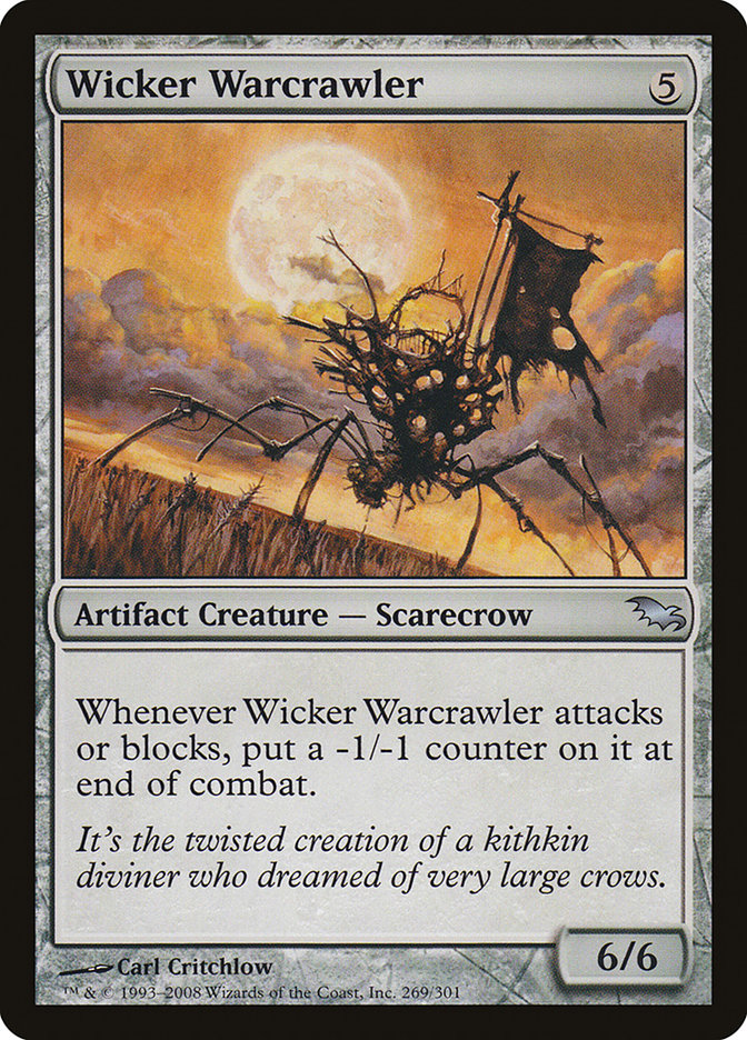 Wicker Warcrawler [Shadowmoor] | Golgari Games