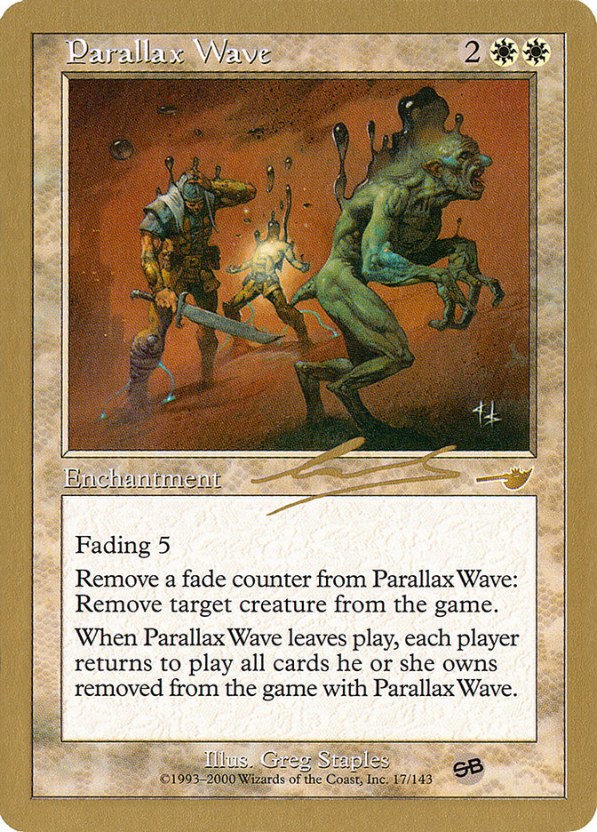 Parallax Wave (Nicolas Labarre) (SB) [World Championship Decks 2000] | Golgari Games