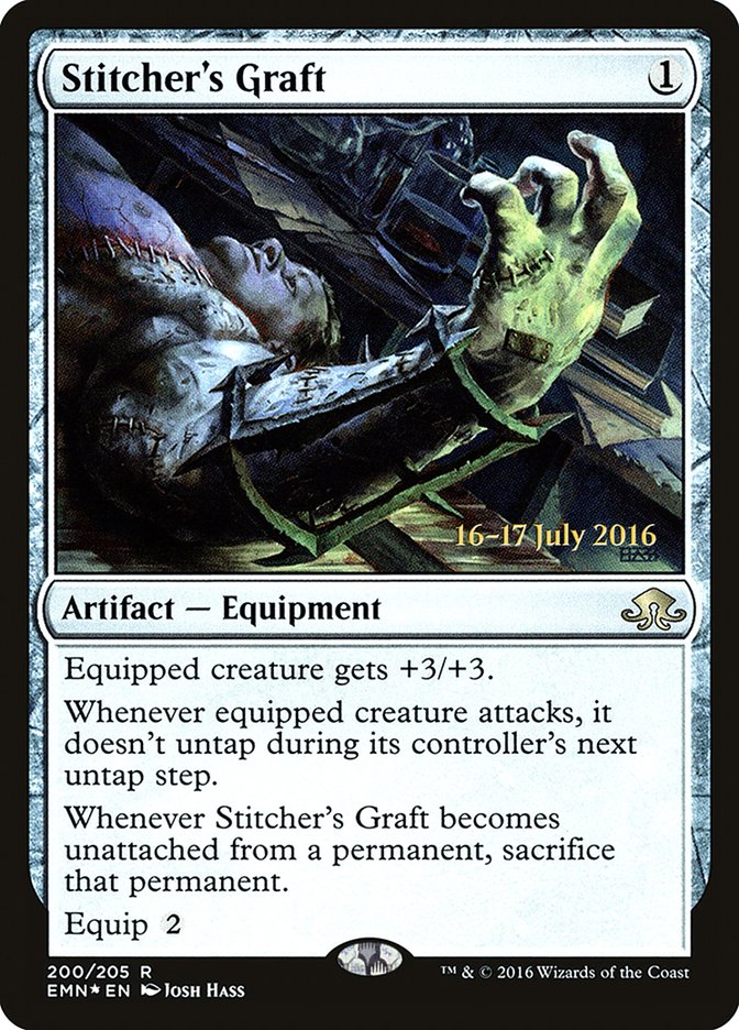 Stitcher's Graft [Eldritch Moon Prerelease Promos] | Golgari Games