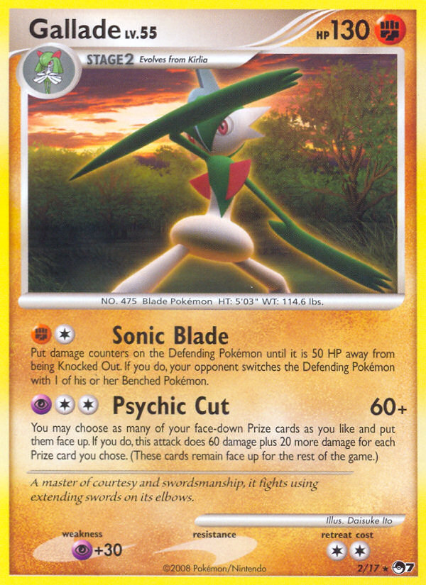 Gallade (2/17) [POP Series 7] | Golgari Games