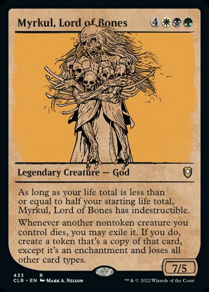 Myrkul, Lord of Bones (Showcase) [Commander Legends: Battle for Baldur's Gate] | Local Legends