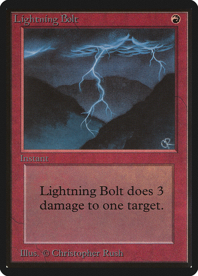 Lightning Bolt [Beta Edition] | Golgari Games