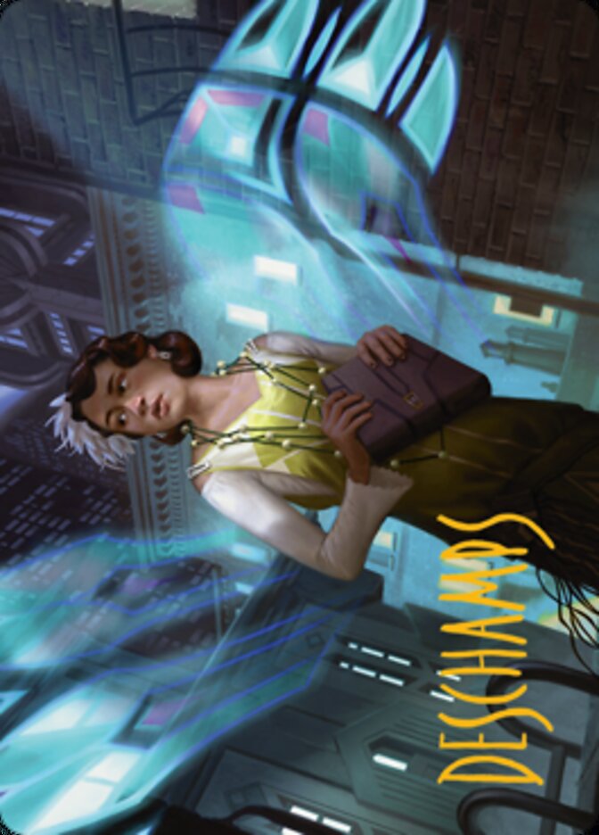 Giada, Font of Hope 1 Art Card (Gold-Stamped Signature) [Streets of New Capenna Art Series] | Golgari Games