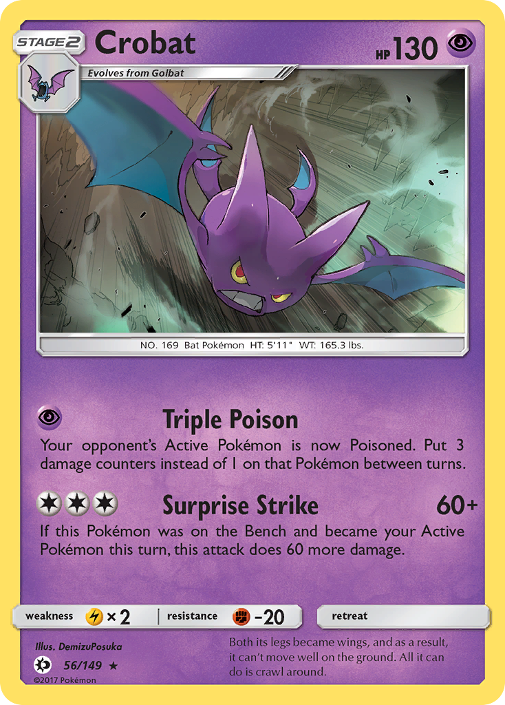 Crobat (56/149) [Sun & Moon: Base Set] | Golgari Games