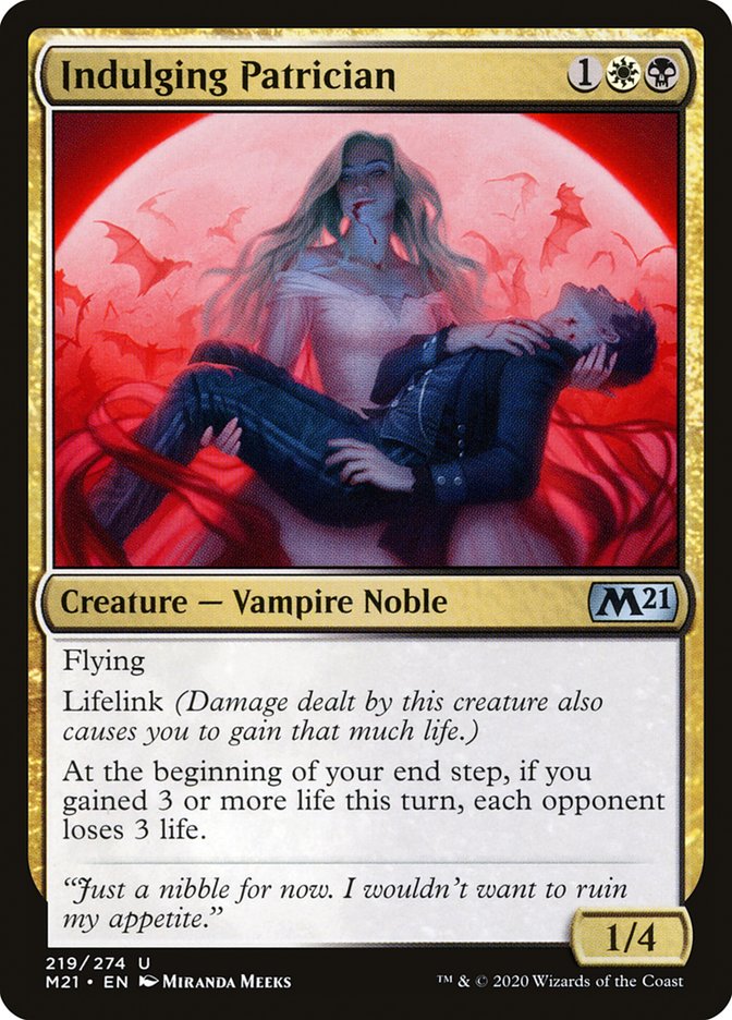 Indulging Patrician [Core Set 2021] | Local Legends
