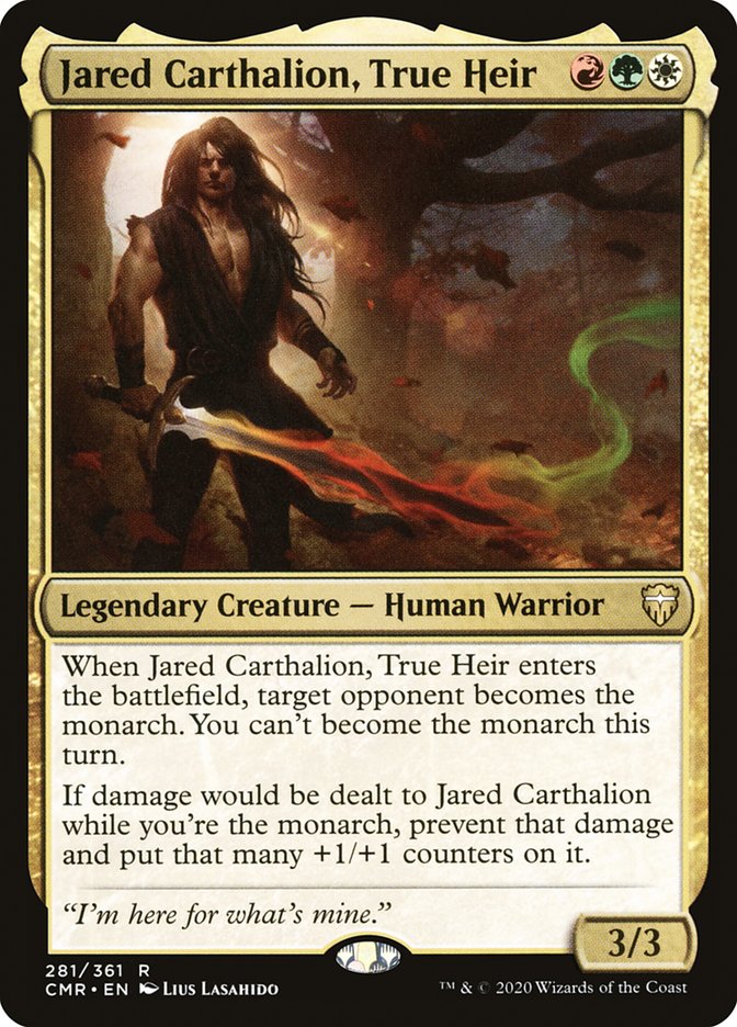 Jared Carthalion, True Heir [Commander Legends] | Golgari Games