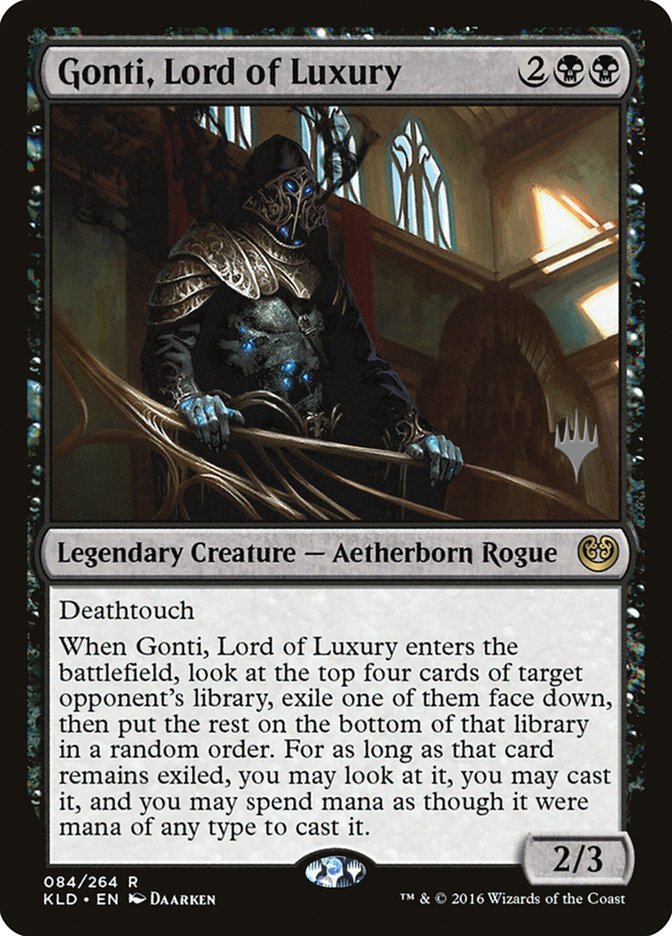 Gonti, Lord of Luxury (Promo Pack) [Kaladesh Promos] | Local Legends