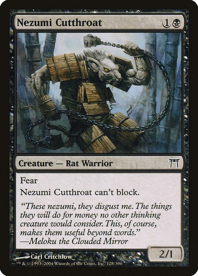 Nezumi Cutthroat [Champions of Kamigawa] | Golgari Games