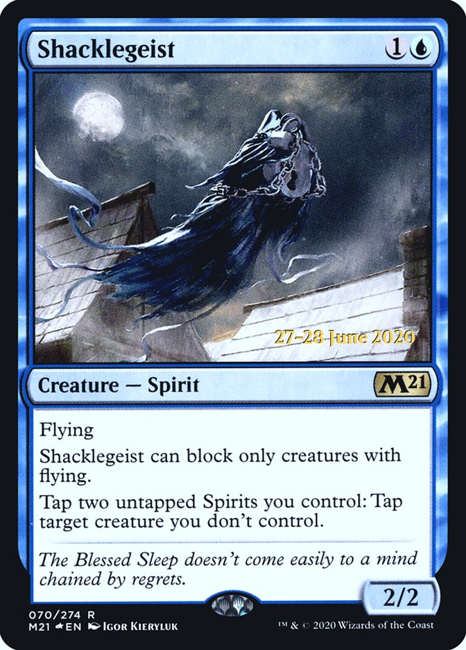 Shacklegeist [Core Set 2021 Prerelease Promos] | Golgari Games