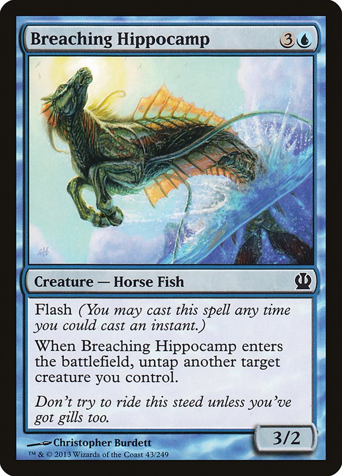 Breaching Hippocamp [Theros] | Golgari Games