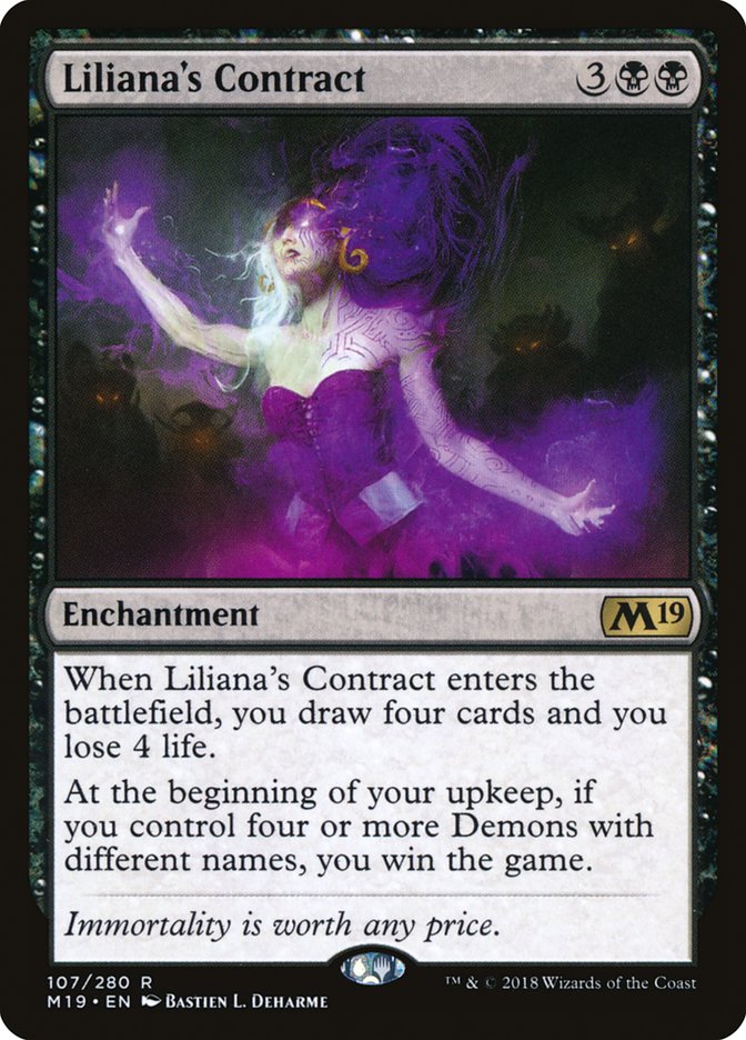 Liliana's Contract [Core Set 2019] | Golgari Games