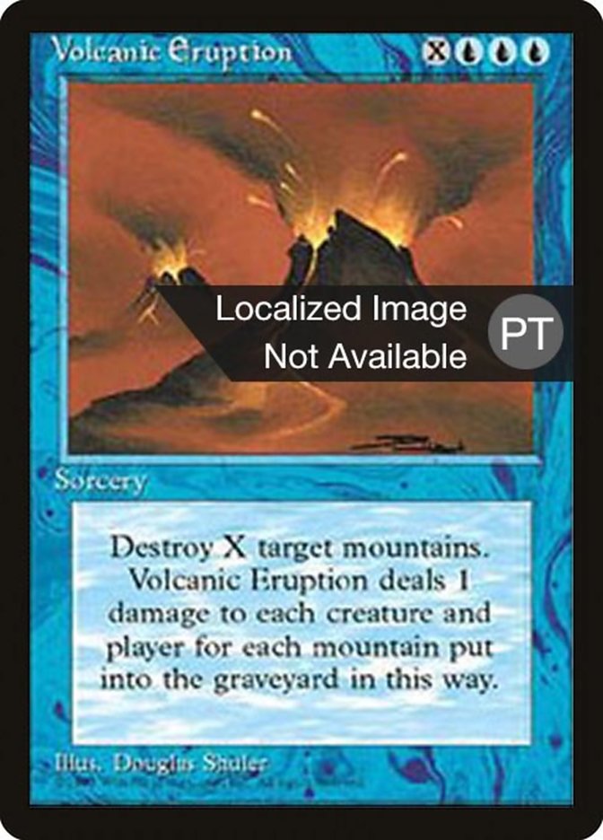 Volcanic Eruption [Fourth Edition (Foreign Black Border)] | Golgari Games