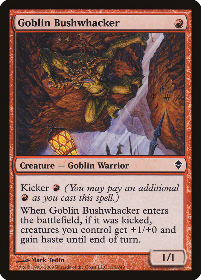 Goblin Bushwhacker [Zendikar] | Local Legends