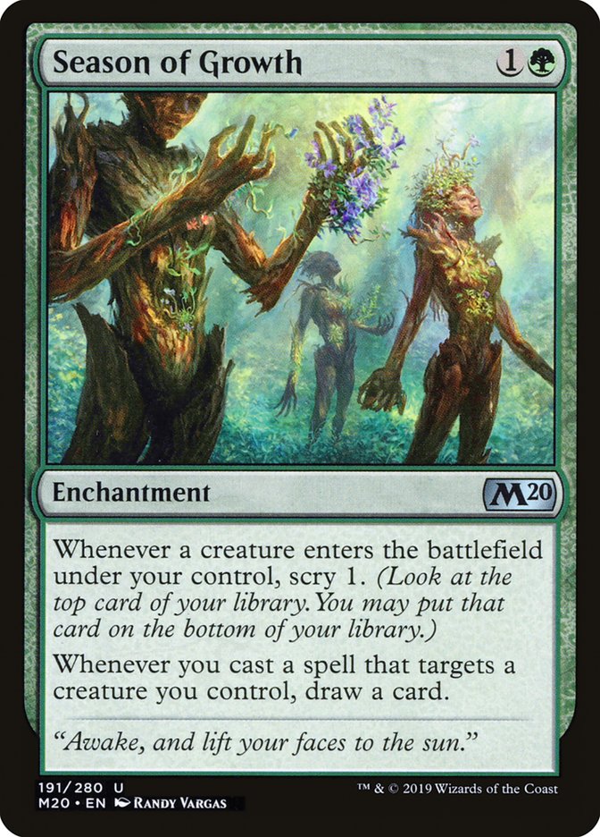 Season of Growth [Core Set 2020] | Local Legends