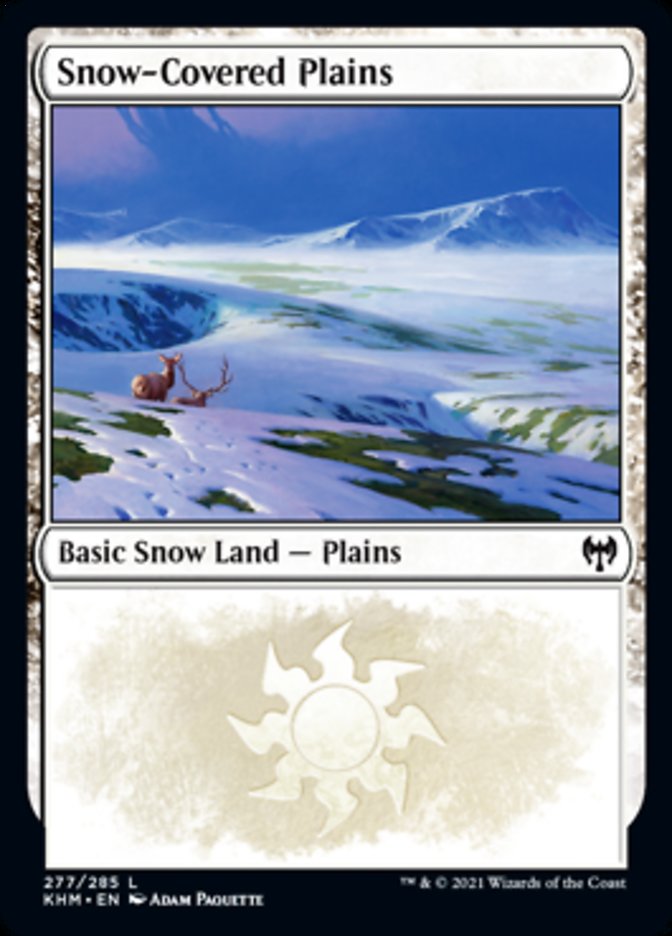 Snow-Covered Plains (277) [Kaldheim] | Golgari Games