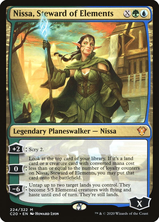 Nissa, Steward of Elements [Commander 2020] | Golgari Games