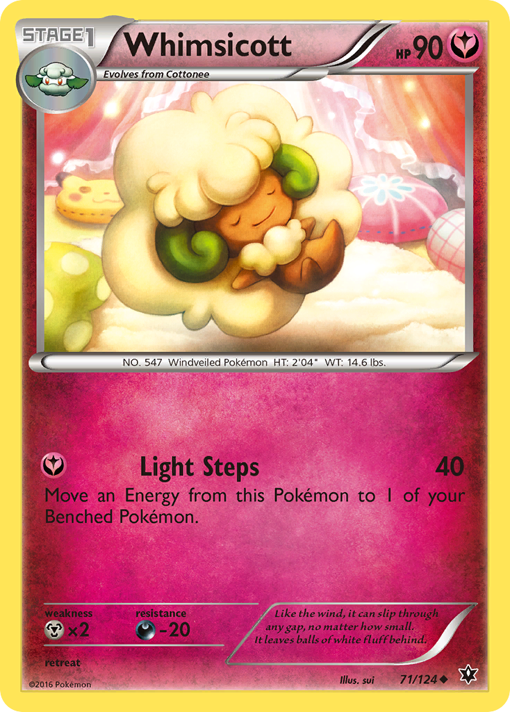 Whimsicott (71/124) [XY: Fates Collide] | Golgari Games