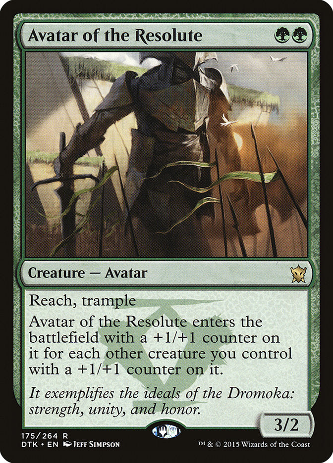 Avatar of the Resolute [Dragons of Tarkir] | Golgari Games