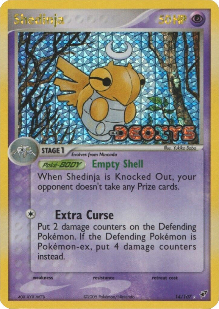 Shedinja (14/107) (Stamped) [EX: Deoxys] | Golgari Games