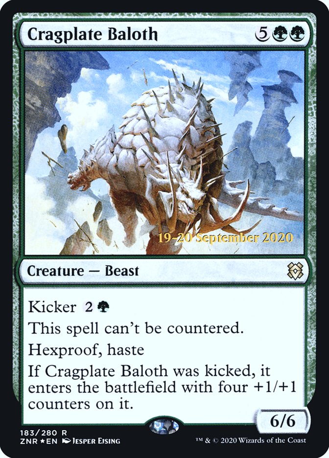 Cragplate Baloth [Zendikar Rising Prerelease Promos] | Local Legends