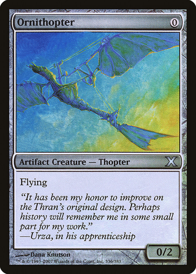 Ornithopter (Premium Foil) [Tenth Edition] | Local Legends